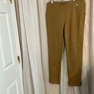 Tan legging sporty slack with tummy control band